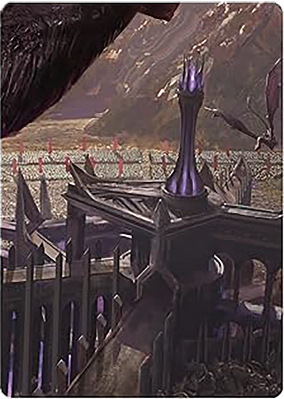 Image of Minas Morgul, Dark Fortress Art Card [The Lord of the Rings: Tales of Middle-earth Art Series]
