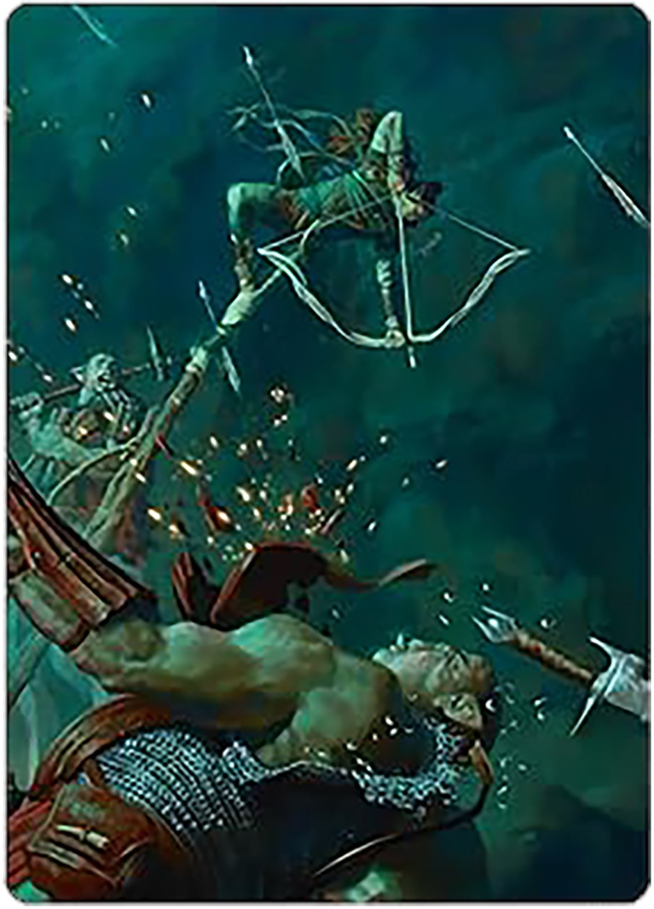 Image of Legolas's Quick Reflexes Art Card [The Lord of the Rings: Tales of Middle-earth Art Series]