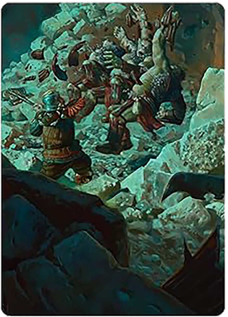 Image of Gimli's Reckless Might Art Card [The Lord of the Rings: Tales of Middle-earth Art Series]