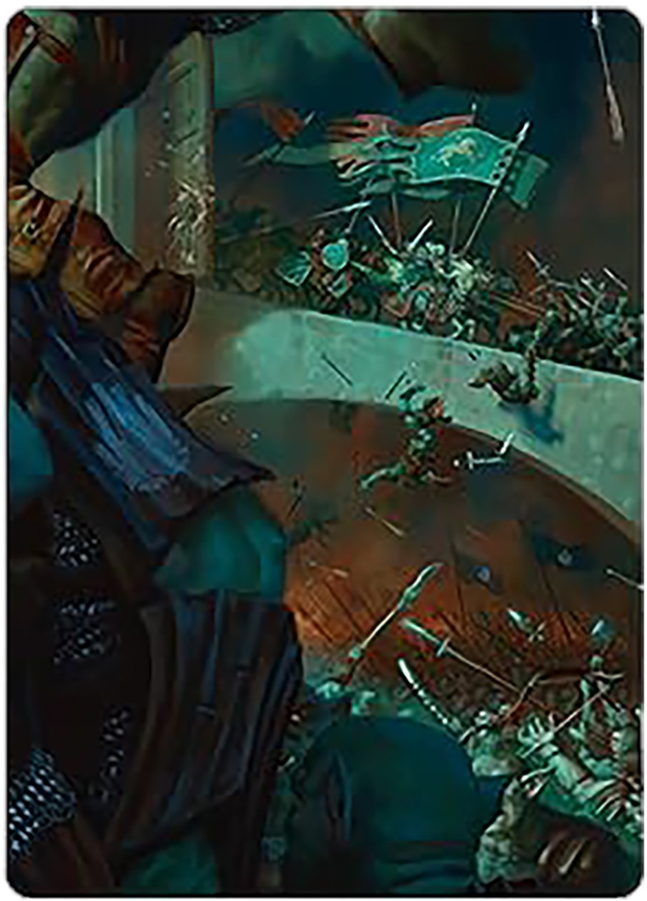 Image of Rohirrim Chargers Art Card [The Lord of the Rings: Tales of Middle-earth Art Series]