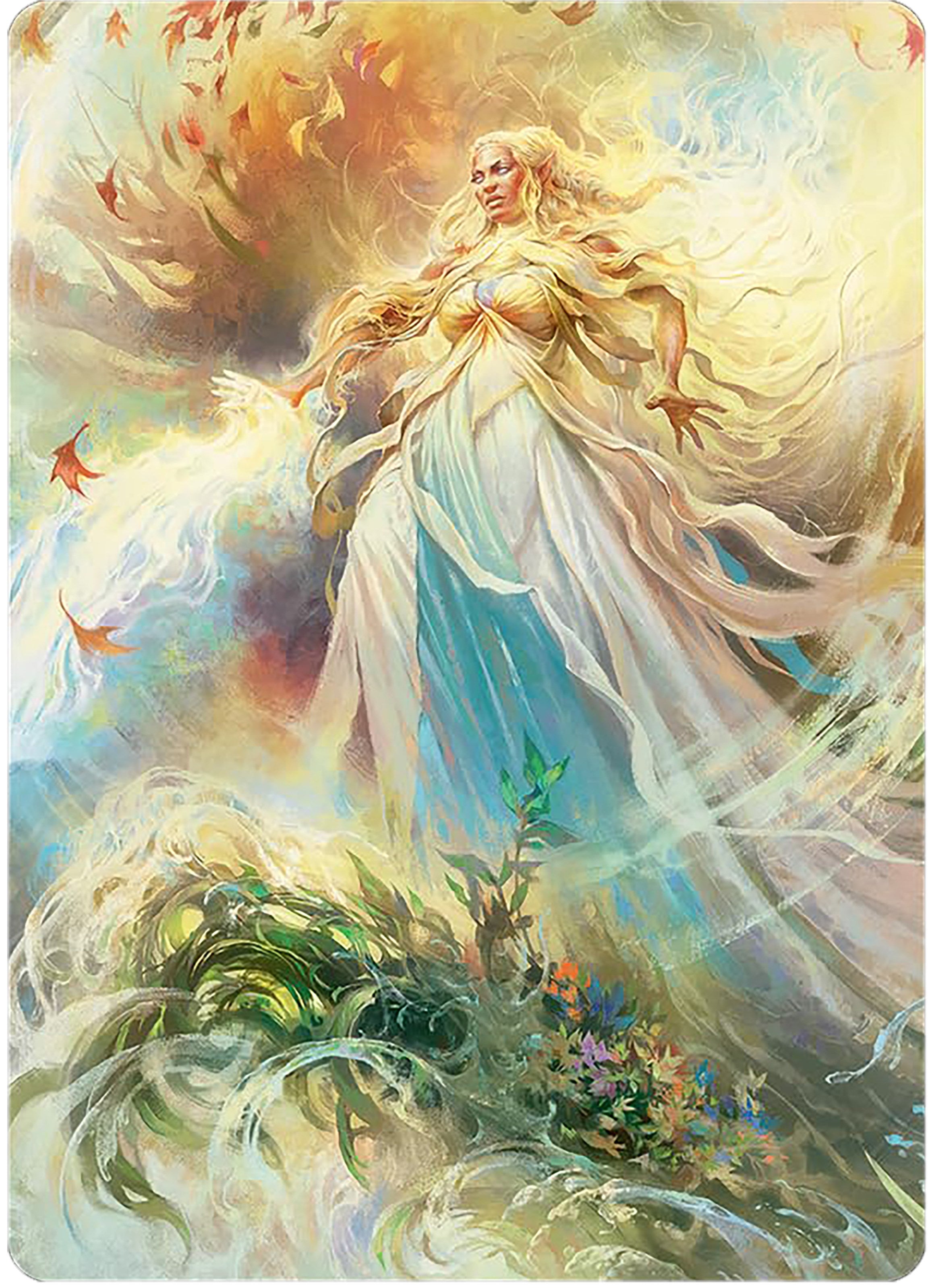 Image of Galadriel, Light of Valinor Art Card [The Lord of the Rings: Tales of Middle-earth Art Series]