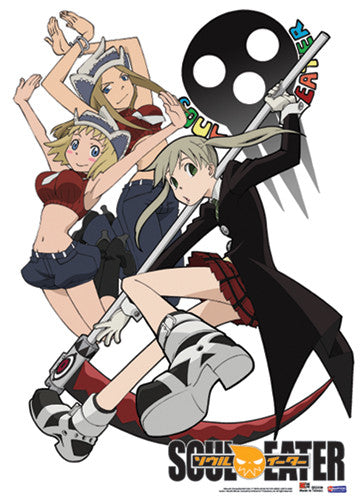 Image of SOUL EATER GIRLS WALL SCROLL