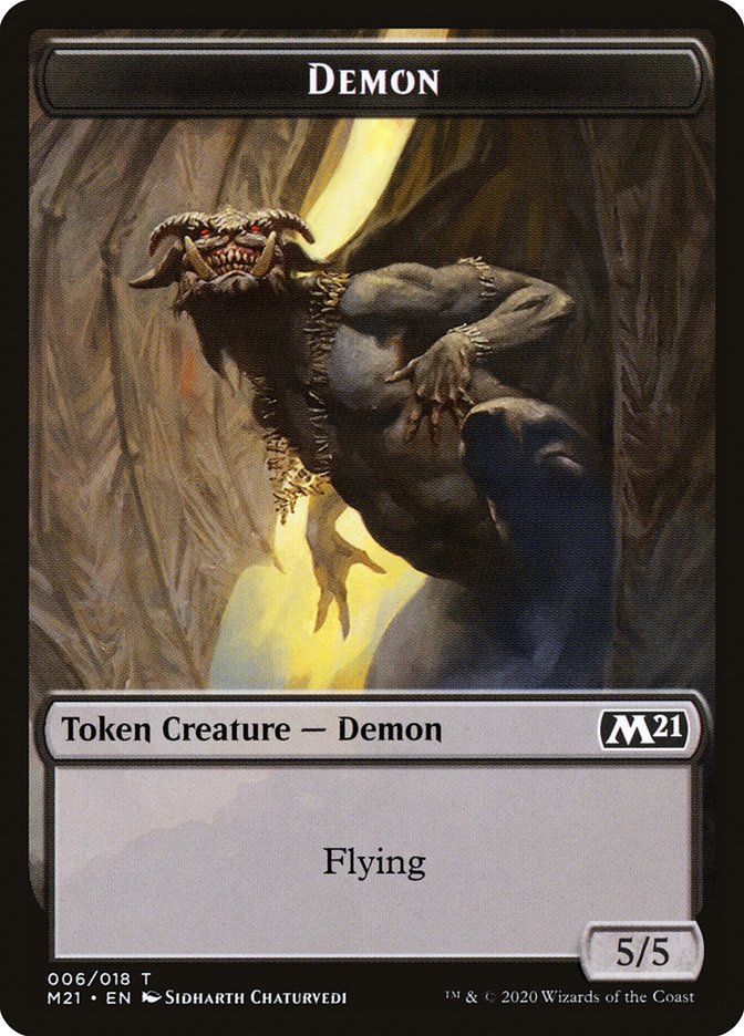 Image of Demon Token [Core Set 2021 Tokens]