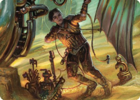 Image of Mishra, Excavation Prodigy Art Card [The Brothers' War Art Series]