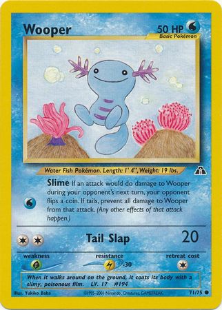 Wooper (71/75) [Neo Discovery Unlimited]