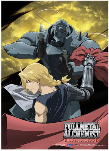 FMA BROTHERHOOD MOON WALL SCROLL