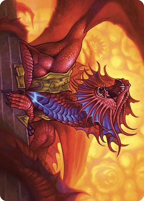 Image of Niv-Mizzet, Guildpact Art Card (44/49) [Murders at Karlov Manor Art Series]