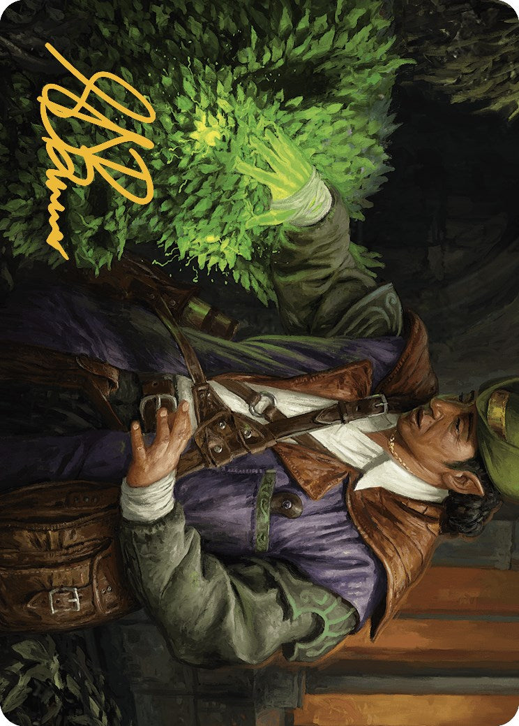 Image of Hedge Whisperer Art Card (Gold-Stamped Signature) [Murders at Karlov Manor Art Series]