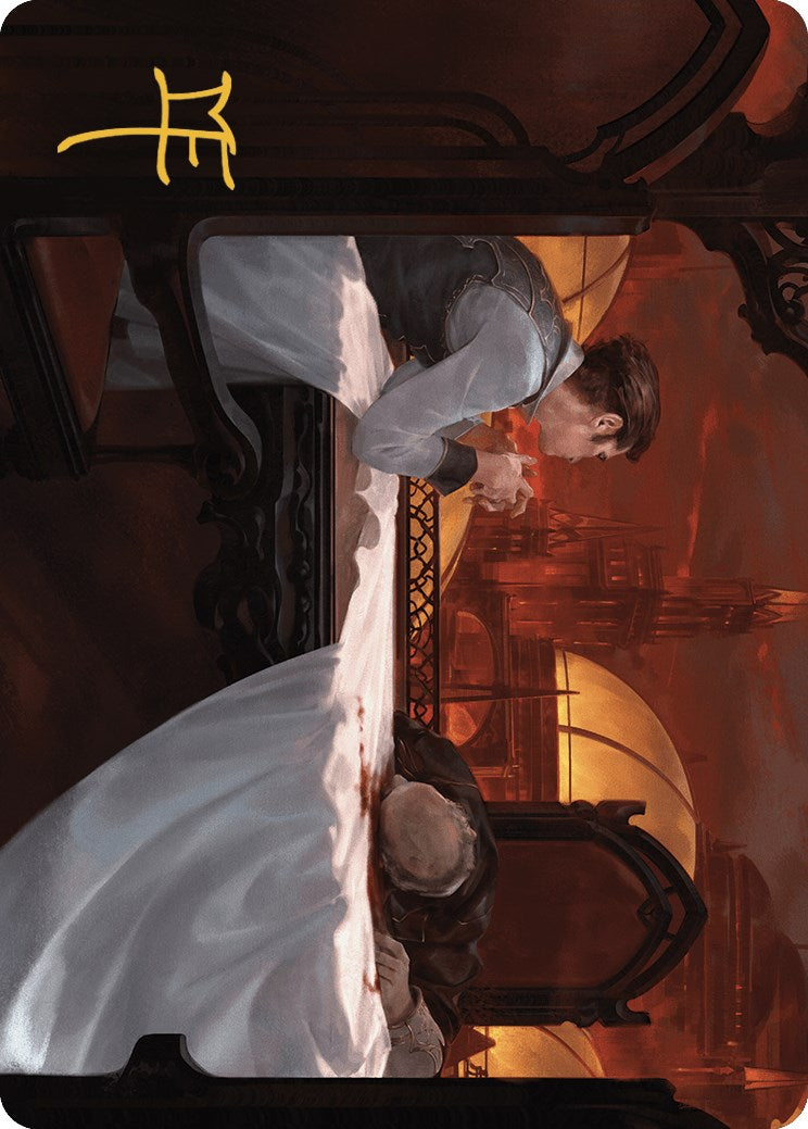 Image of Expedited Inheritance Art Card (Gold-Stamped Signature) [Murders at Karlov Manor Art Series]
