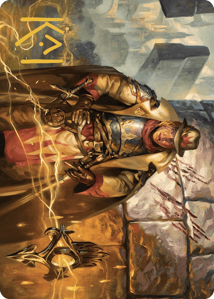 Image of Tenth District Hero Art Card (Gold-Stamped Signature) [Murders at Karlov Manor Art Series]