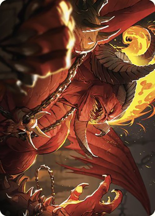 Image of Rakdos, Patron of Chaos Art Card (45/49) [Murders at Karlov Manor Art Series]