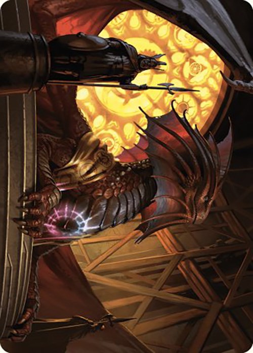 Image of Niv-Mizzet, Guildpact Art Card (21/49) [Murders at Karlov Manor Art Series]