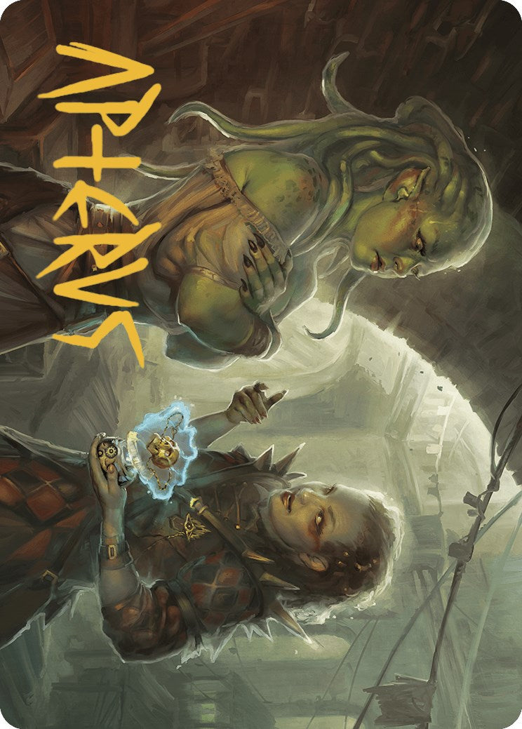 Image of Extract a Confession Art Card (Gold-Stamped Signature) [Murders at Karlov Manor Art Series]