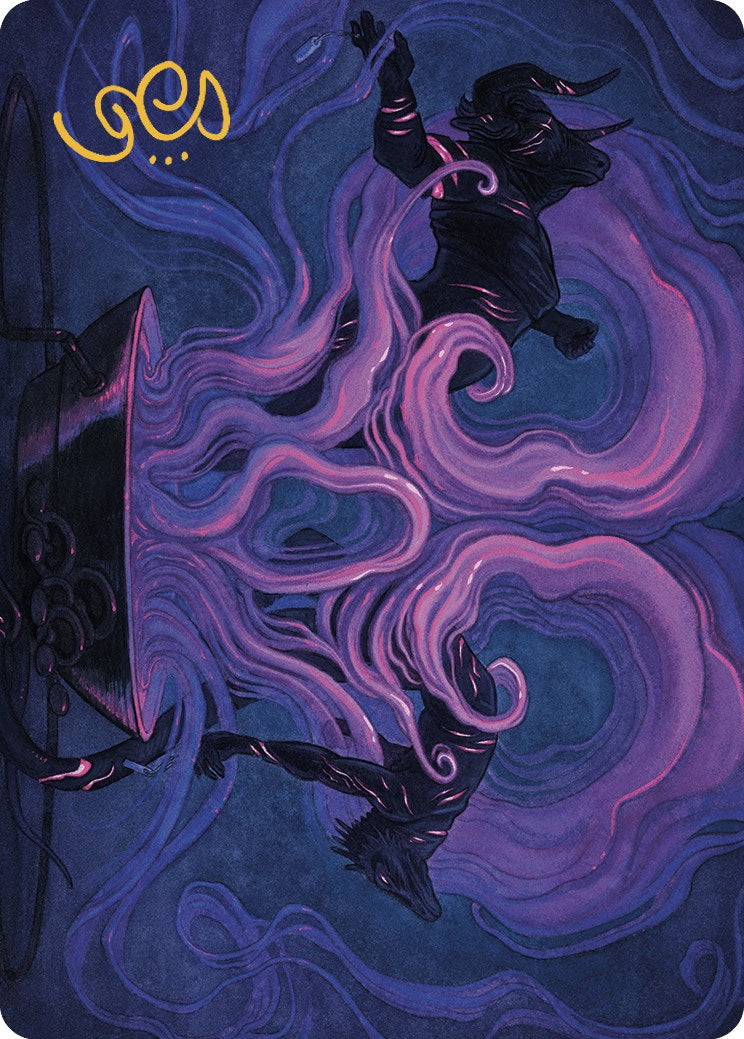 Image of Macabre Reconstruction Art Card (Gold-Stamped Signature) [Murders at Karlov Manor Art Series]