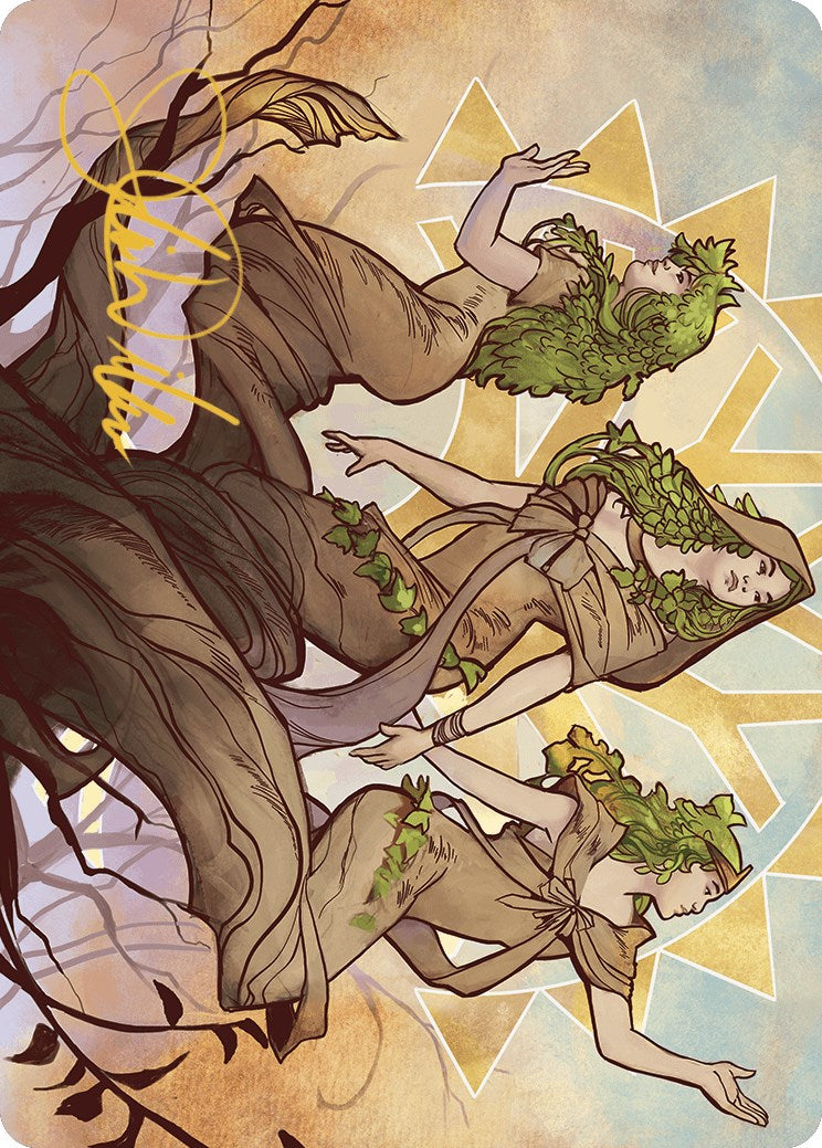 Image of Trostani, Three Whispers Art Card (Gold-Stamped Signature) [Murders at Karlov Manor Art Series]