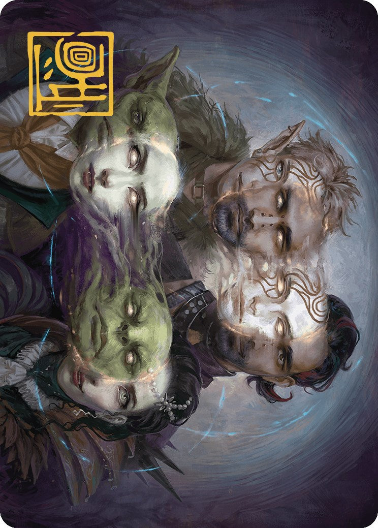 Image of Illicit Masquerade Art Card (Gold-Stamped Signature) [Murders at Karlov Manor Art Series]