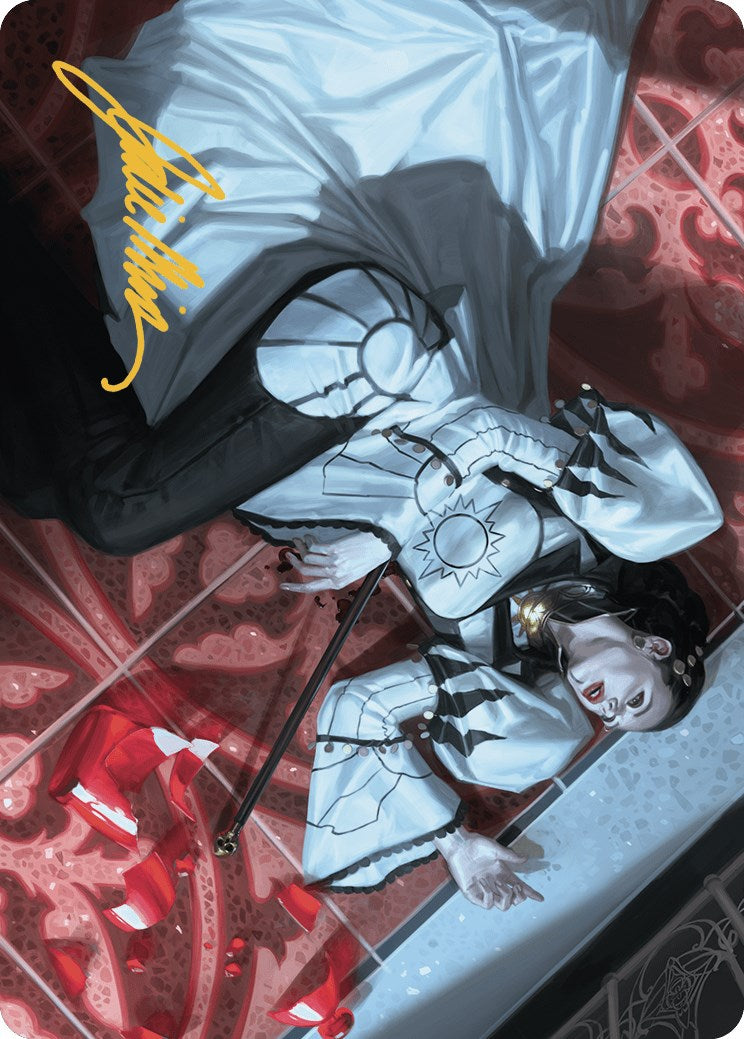 Image of Deadly Complication Art Card (18/49) (Gold-Stamped Signature) [Murders at Karlov Manor Art Series]