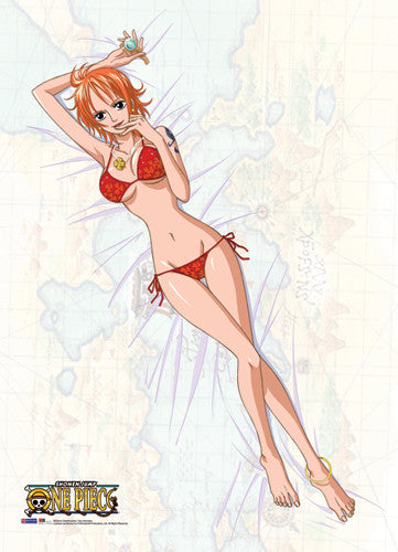 Image of ONE PIECE NAMI BIKINI WALL SCROLL