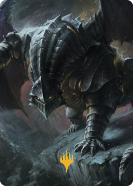 Image of Chardalyn Dragon Art Card (Gold-Stamped Signature) [Commander Legends: Battle for Baldur's Gate Art Series]