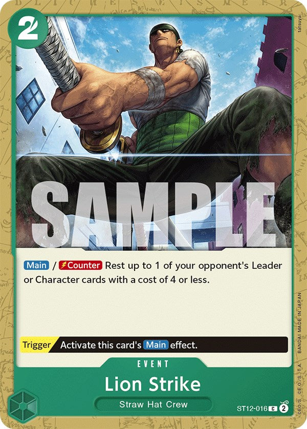 Image of Lion Strike [Starter Deck: Zoro and Sanji]