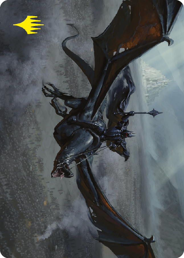 Image of Lord of the Nazgul Art Card (Gold-Stamped Signature) [The Lord of the Rings: Tales of Middle-earth Art Series]