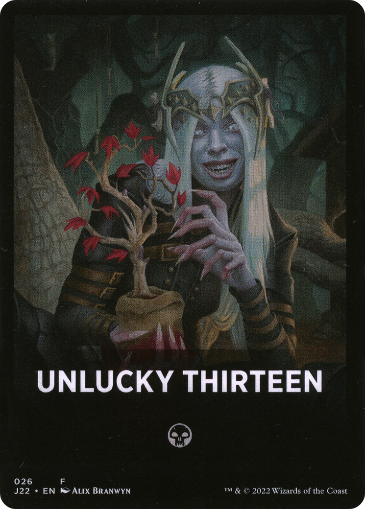 Image of Unlucky Thirteen Theme Card [Jumpstart 2022 Front Cards]