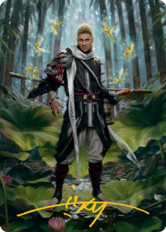 Image of Grand Master of Flowers Art Card (Gold-Stamped Signature) [Dungeons & Dragons: Adventures in the Forgotten Realms Art Series]
