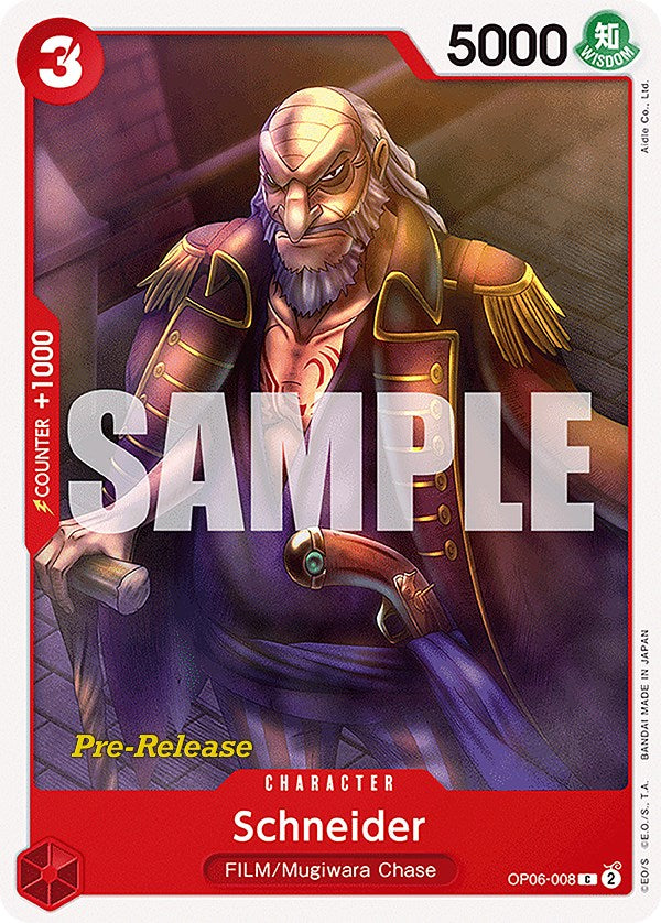Image of Schneider [Wings of the Captain Pre-Release Cards]