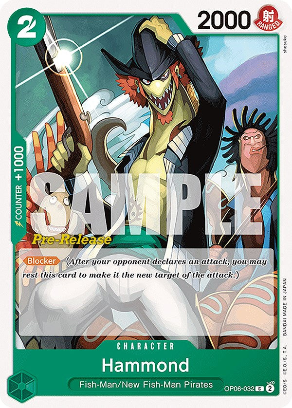 Image of Hammond [Wings of the Captain Pre-Release Cards]