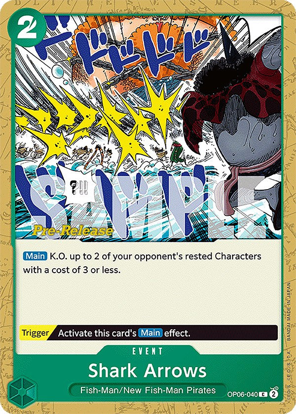 Image of Shark Arrows [Wings of the Captain Pre-Release Cards]