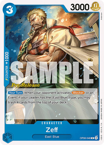 Zeff [Wings of the Captain Pre-Release Cards]