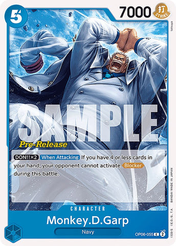 Monkey.D.Garp [Wings of the Captain Pre-Release Cards]