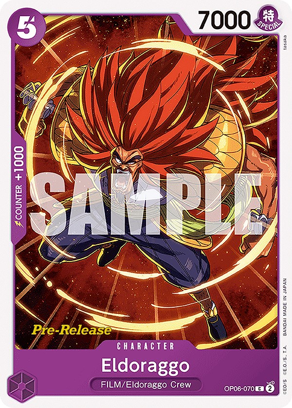 Image of Eldoraggo [Wings of the Captain Pre-Release Cards]