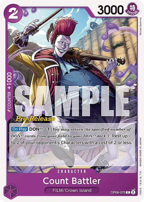 Image of Count Battler [Wings of the Captain Pre-Release Cards]
