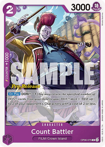 Count Battler [Wings of the Captain Pre-Release Cards]