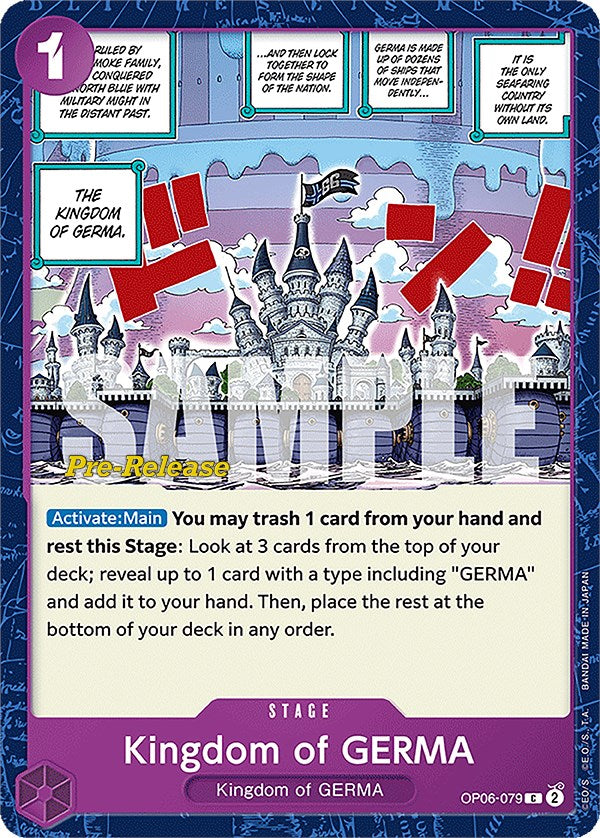 Image of Kingdom of GERMA [Wings of the Captain Pre-Release Cards]