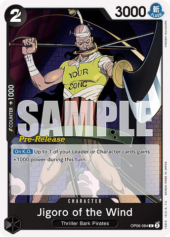 Jigoro of the Wind [Wings of the Captain Pre-Release Cards]