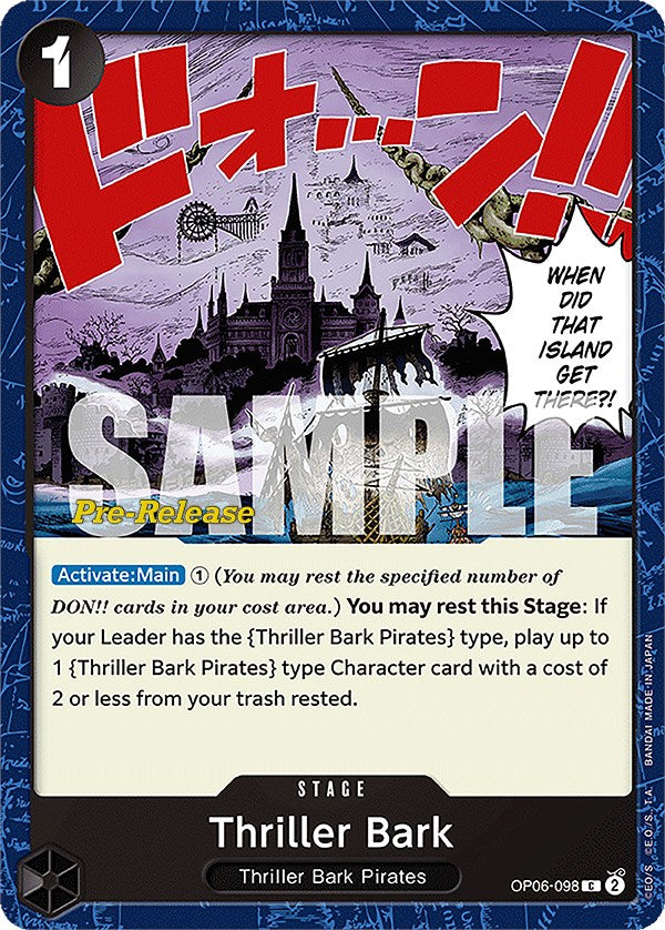 Image of Thriller Bark [Wings of the Captain Pre-Release Cards]