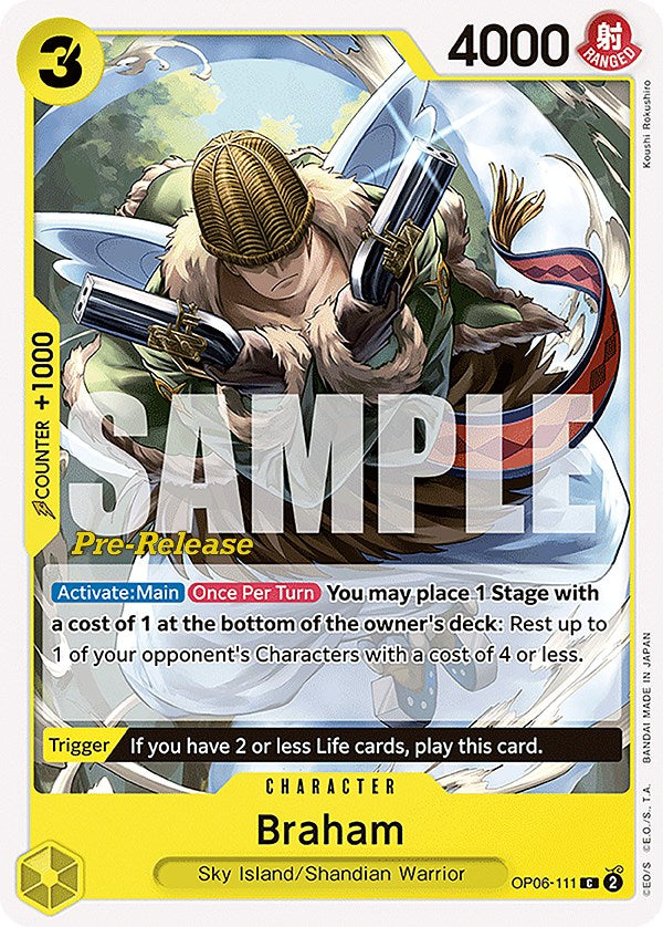 Image of Braham [Wings of the Captain Pre-Release Cards]