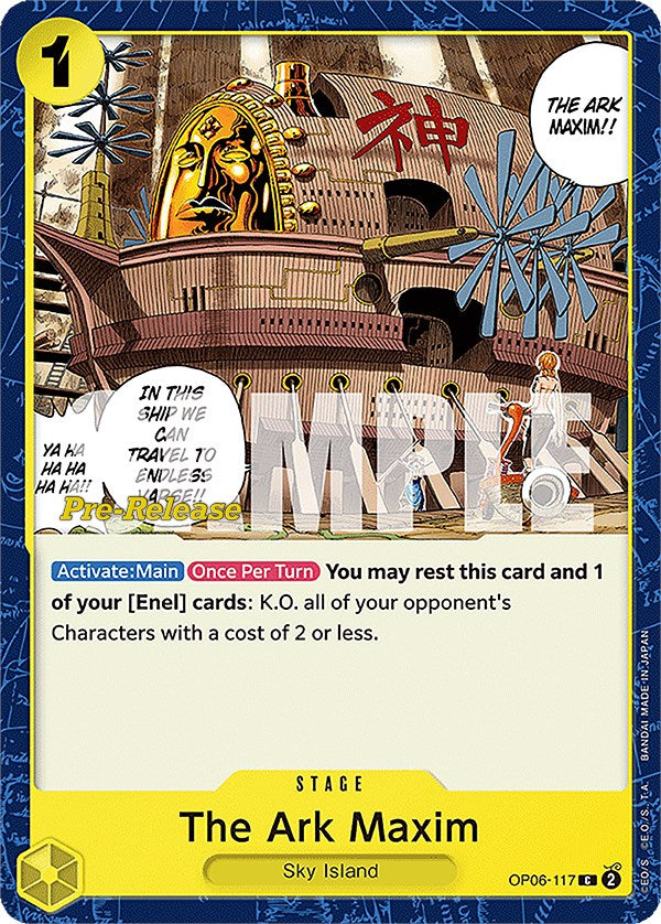 Image of The Ark Maxim [Wings of the Captain Pre-Release Cards]