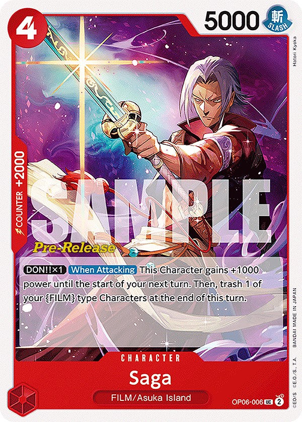 Image of Saga [Wings of the Captain Pre-Release Cards]