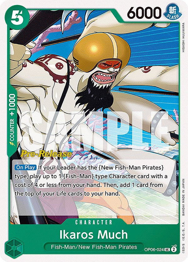 Image of Ikaros Much [Wings of the Captain Pre-Release Cards]