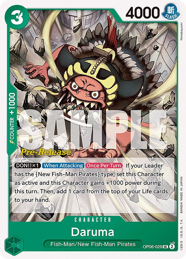 Image of Daruma [Wings of the Captain Pre-Release Cards]