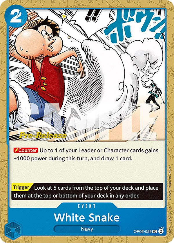 Image of White Snake [Wings of the Captain Pre-Release Cards]