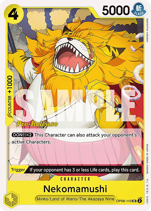 Image of Nekomamushi [Wings of the Captain Pre-Release Cards]