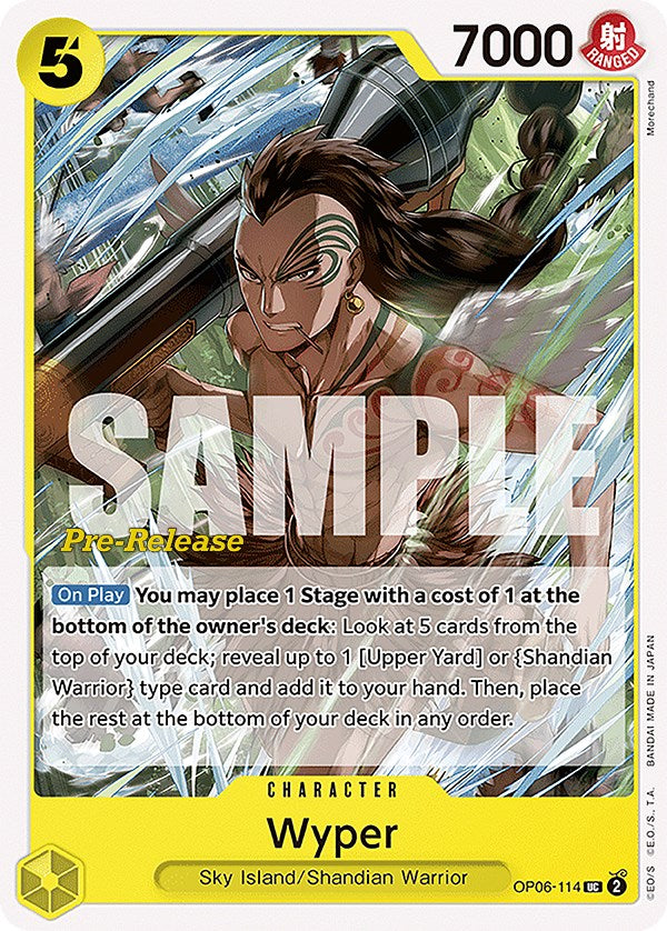 Image of Wyper [Wings of the Captain Pre-Release Cards]