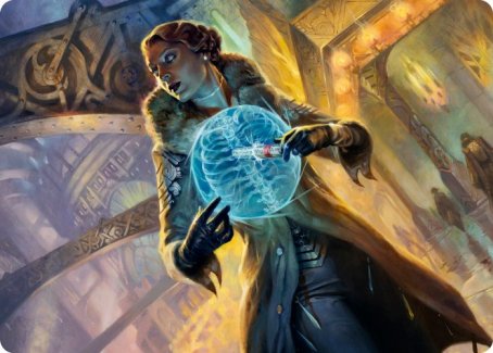 Image of Writ of Return Art Card [Streets of New Capenna Art Series]