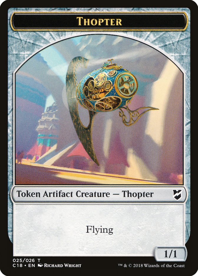 Image of Thopter Token (025/026) [Commander 2018 Tokens]