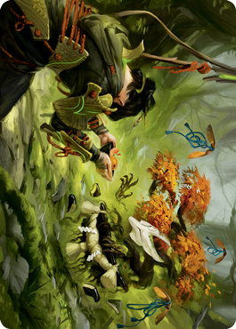 Image of Commune with Spirits Art Card [Kamigawa: Neon Dynasty Art Series]