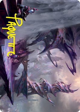 Image of Prismari Campus Art Card (Gold-Stamped Signature) [Strixhaven: School of Mages Art Series]